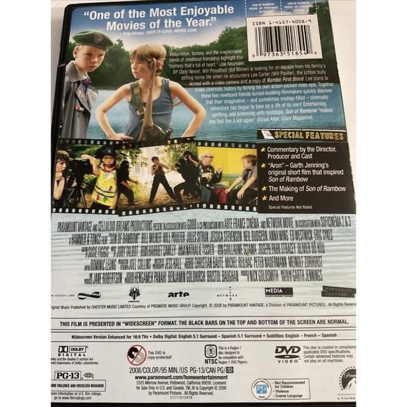 Son of Rambow (2008, DVD) LIKE NEW - Picture 5 of 6